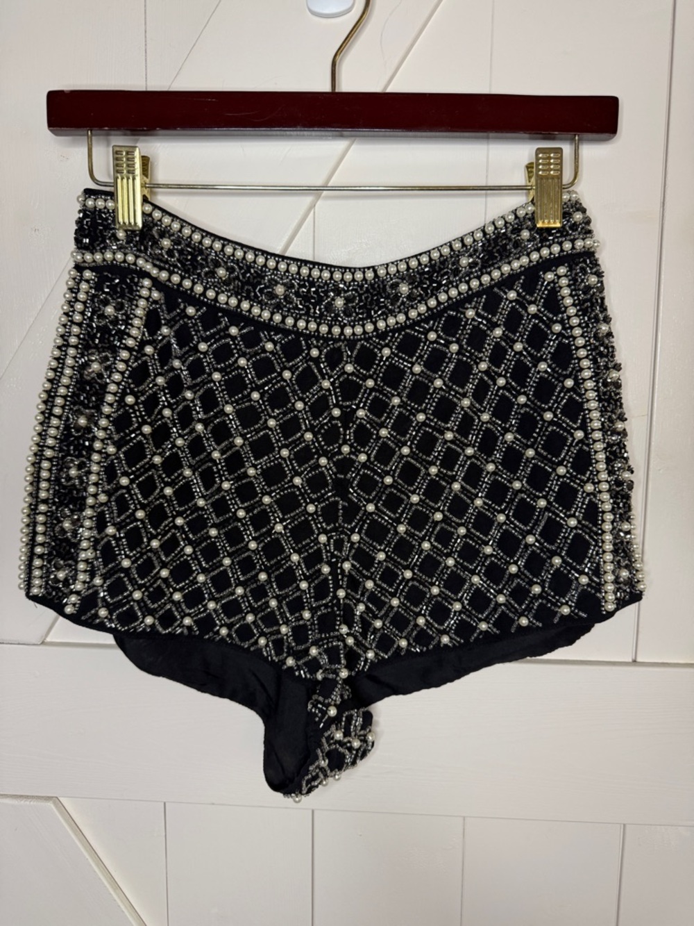 ASOS Embellished Black Beaded Women’s Shorts